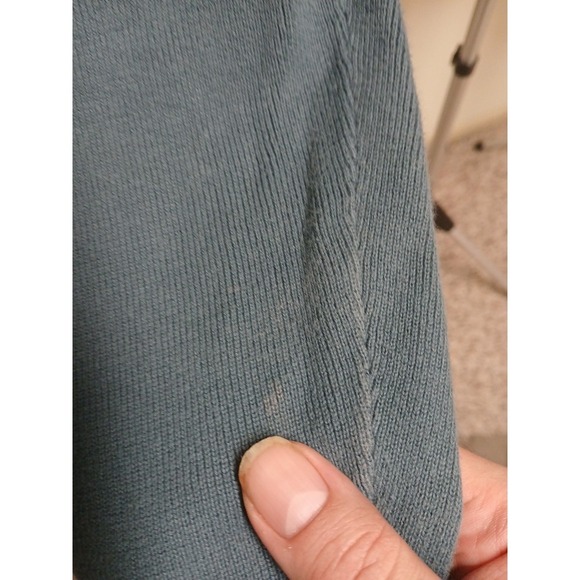 Lot Of 2 Eddie Bauer Sweaters Men Large Pullover Heavy Outdoor Warm Cream Blue - Picture 12 of 13